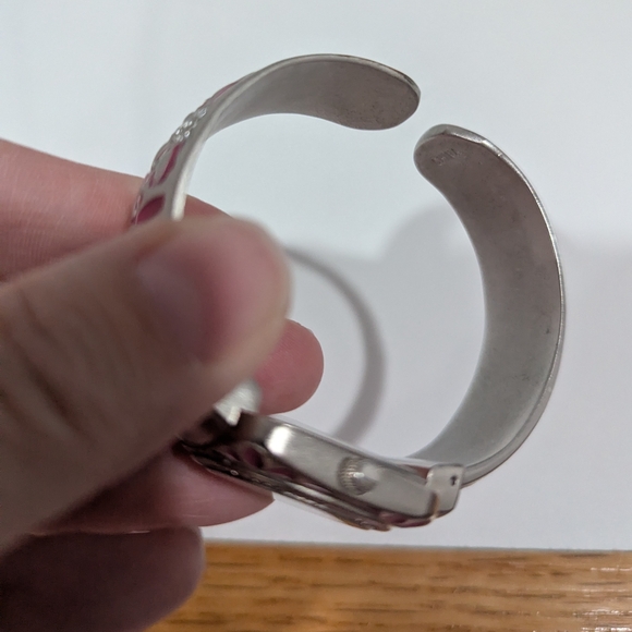 Accutime Silver & Pink Women's Watch - Picture 7 of 11